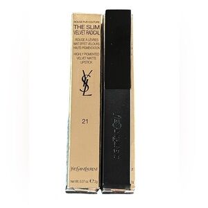 YSL The Slim Velvet Radical Matte Lipstick Shade 21 Rouge Paradoxe NIB